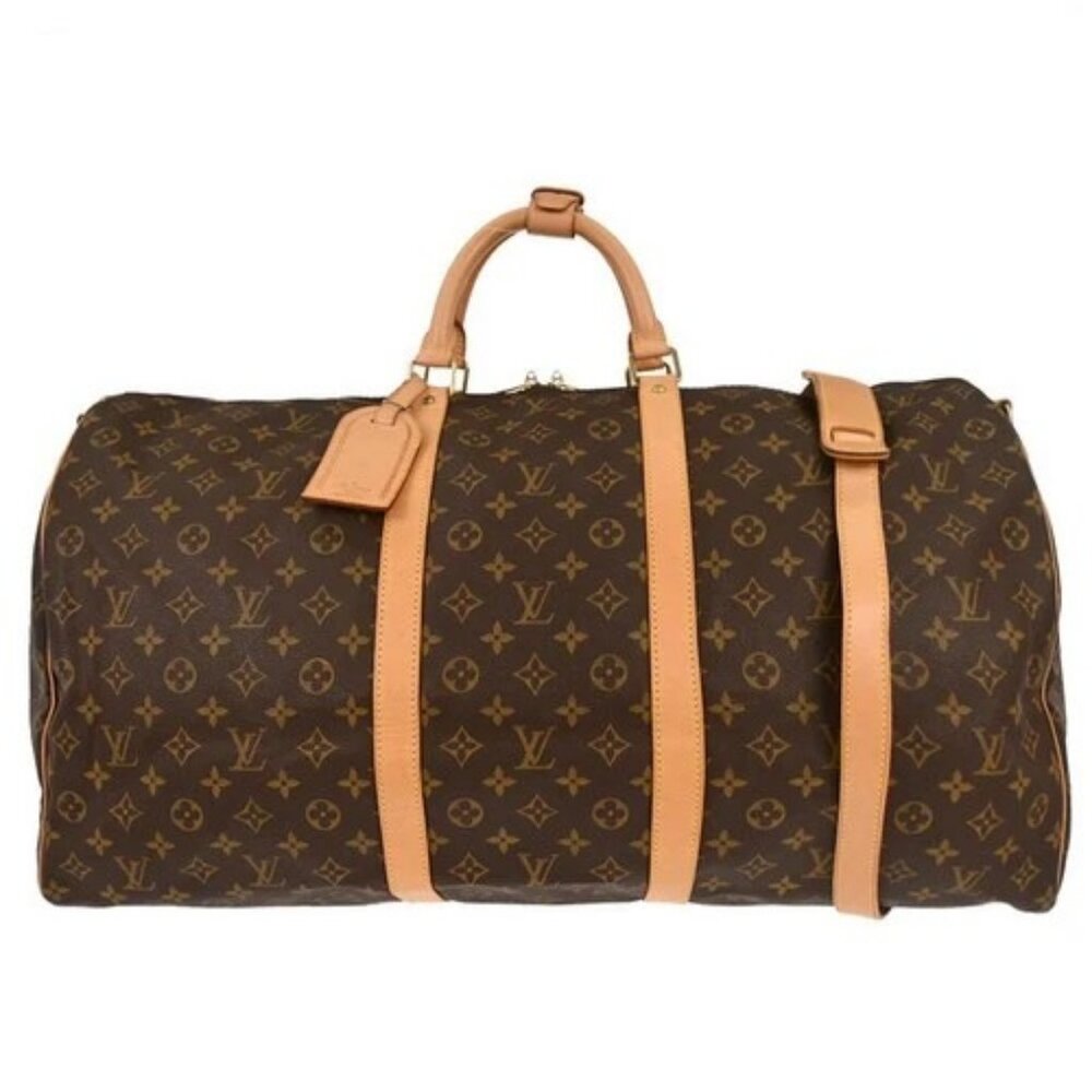Louis Vuitton Monogram Keepall Bandouliere 60 Duffle Bag M41412 FL0050 155870